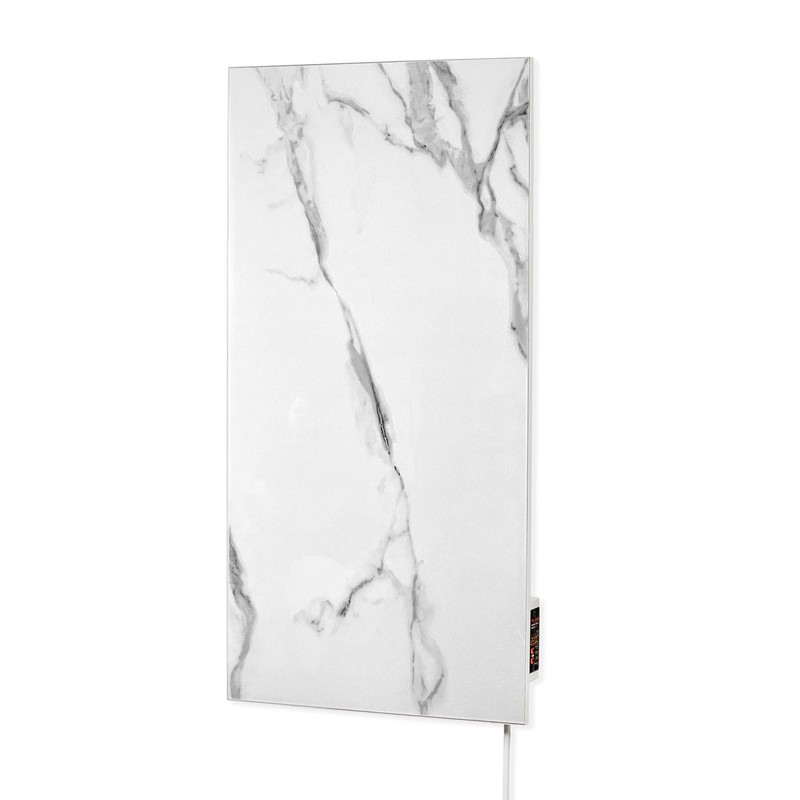 Керамічна панель опалення 400TW білий камінь